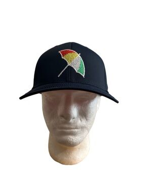 Puma Arnold Palmer blue golf Hat with Multicolor Umbrella Logo